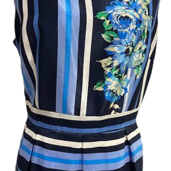 Julian Taylor NY -Wedding Guest Party Pleated Dress with Pockets ~ size 14 - Picture 3 of 15